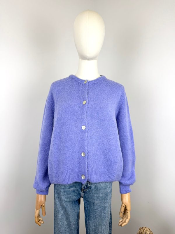 Cardigan mit Knöpfen flieder Online-Schn?ppchen