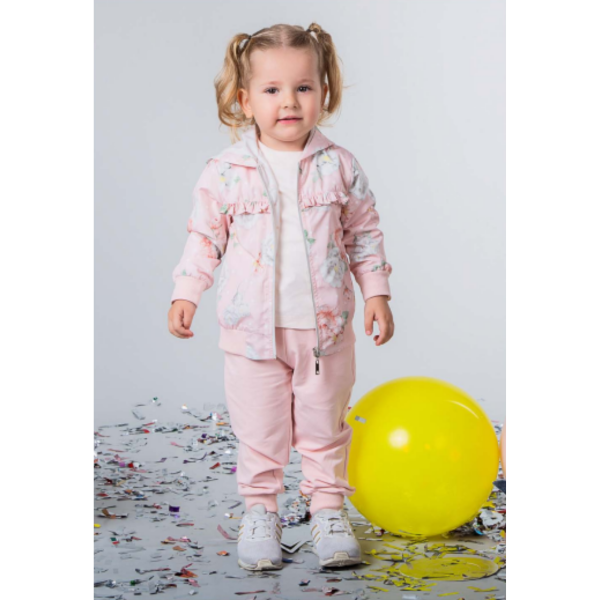 Mädchen 3-er Set mit Jacke   Rosa , Große 92 110 Zu verkaufen