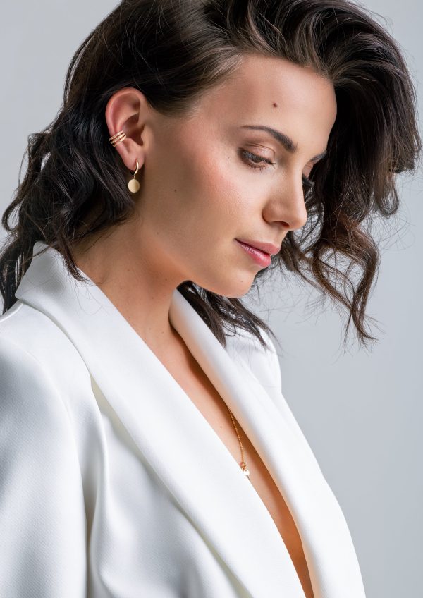 Ear Cuff mit Zirkonia-Studs Mode – Bild 5
